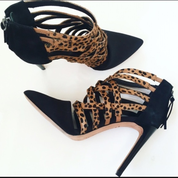 Rebecca Minkoff Shoes - Rebecca Minkoff Rory Pump Suede Satin Calf Hair